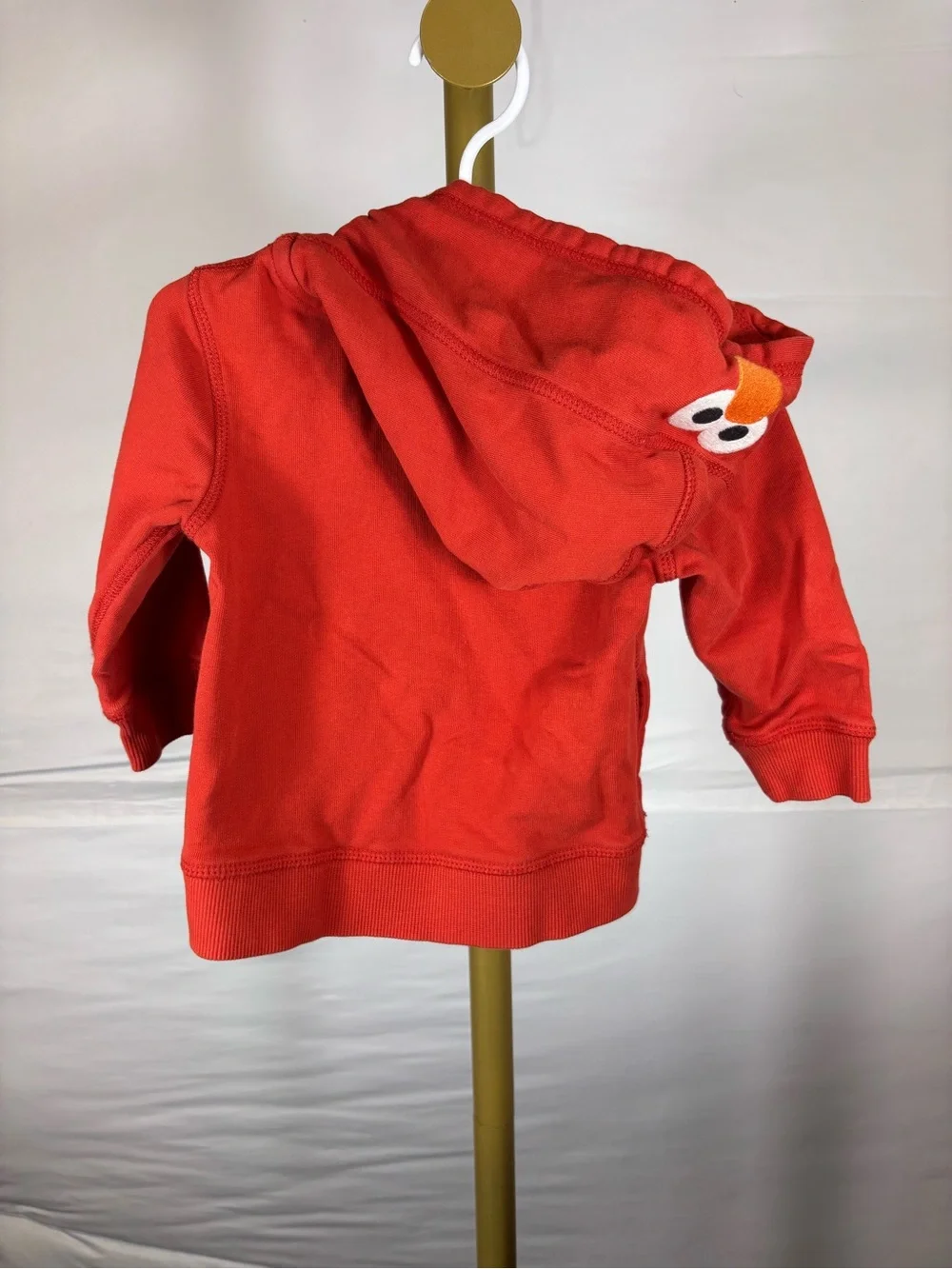 Hanna Andersson Sesame Street Elmo Zip Up Jacket 100% Cotton  Size 18-24 Months